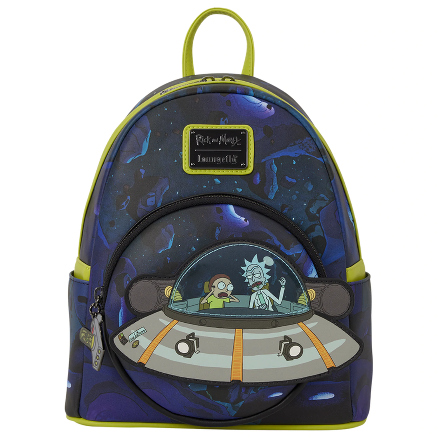 Loungefly Cartoon Network Rick and Morty Space Cruiser rucsac Loungefly 26cm poza produsului