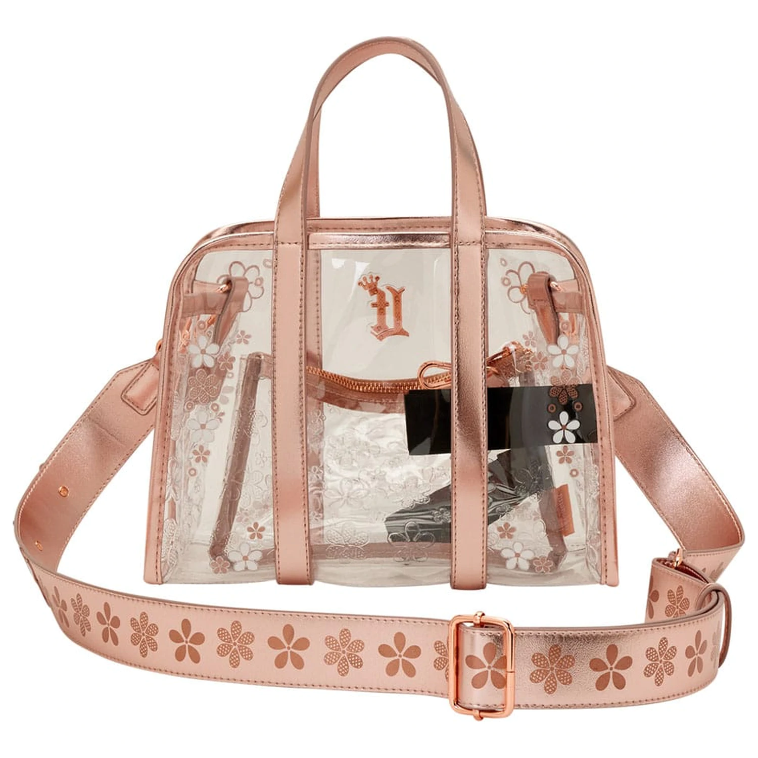 Loungefly Geanta Crossbody Clear Floral poza produsului