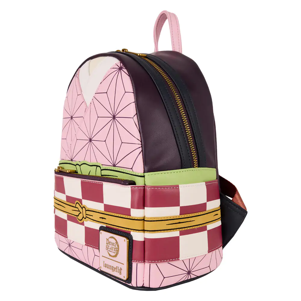 Loungefly Demon Slayer Kimetsu no Yaiba Nezuko Kamado rucsac 26cm poza produsului