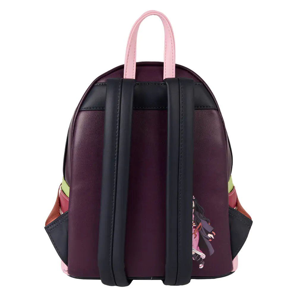 Loungefly Demon Slayer Kimetsu no Yaiba Nezuko Kamado rucsac 26cm poza produsului