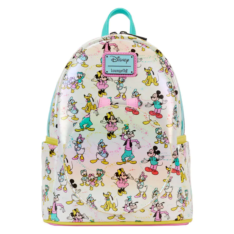 Loungefly Disney 100 Mickey & Friends rucsac clasic + bentiță pentru urechi poza produsului