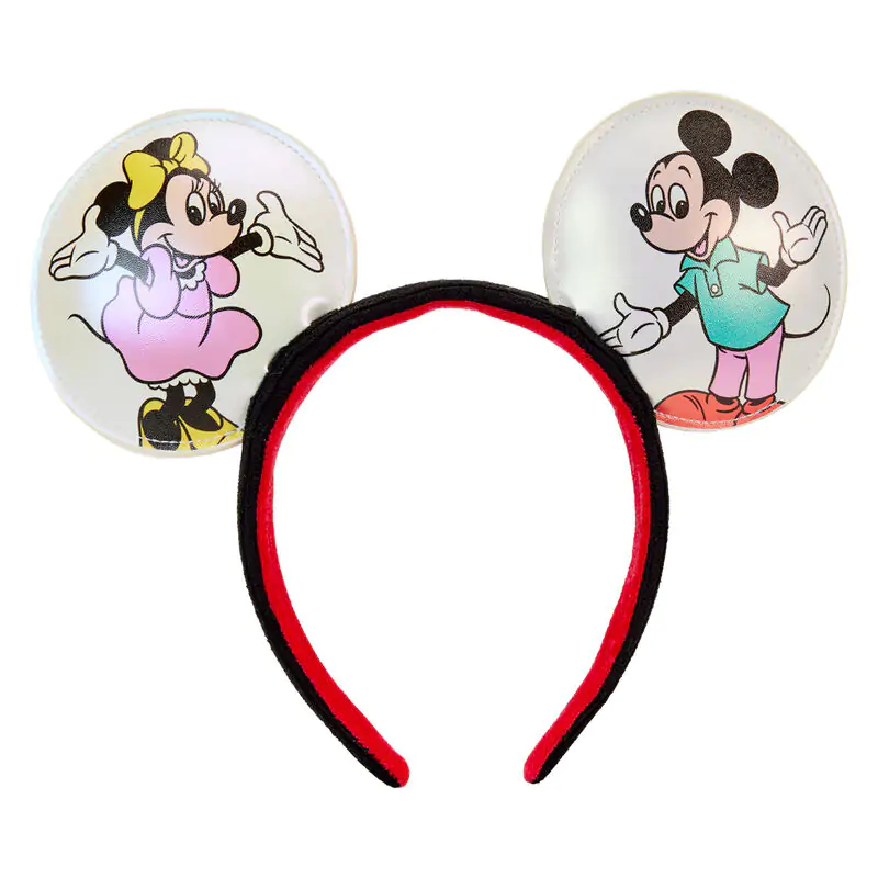 Loungefly Disney 100 Mickey & Friends rucsac clasic + bentiță pentru urechi poza produsului