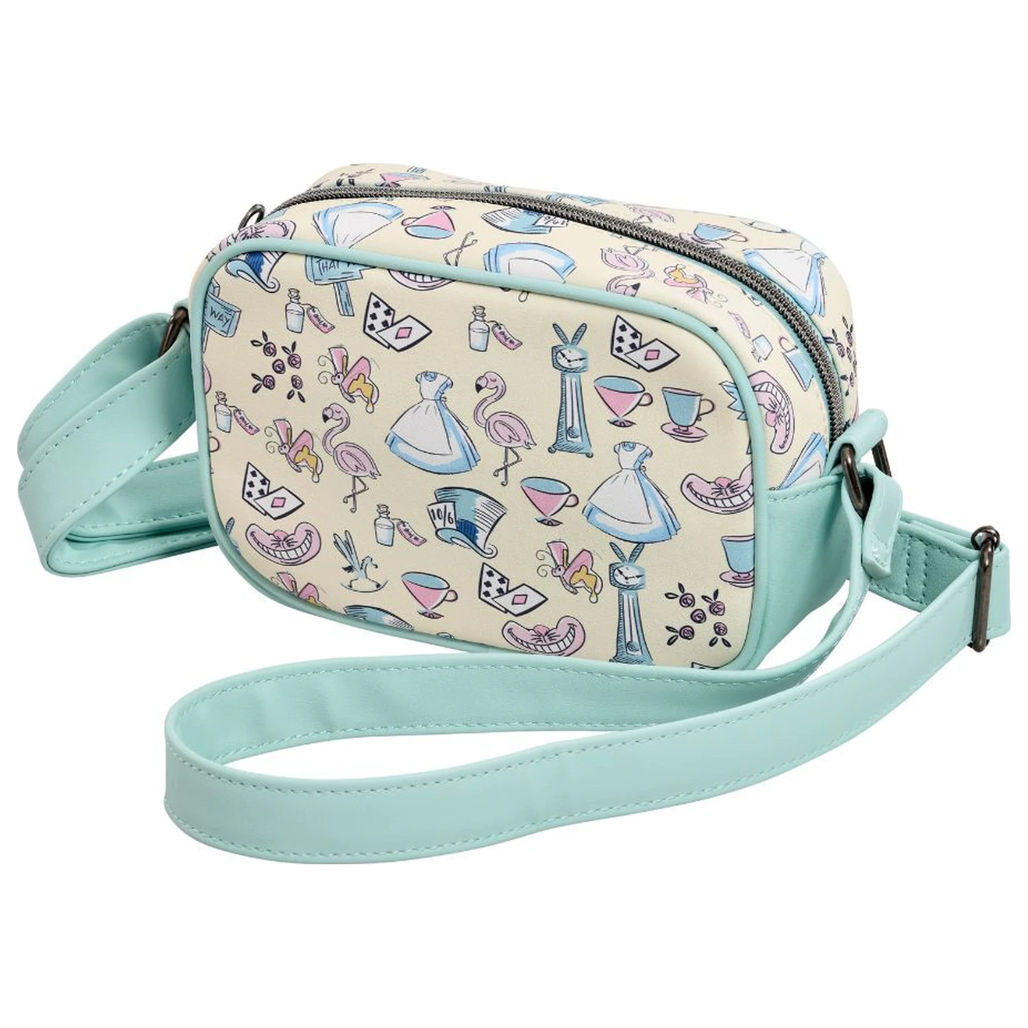 Loungefly Disney Alice In Wonderland Floral Scene geantă de umăr poza produsului