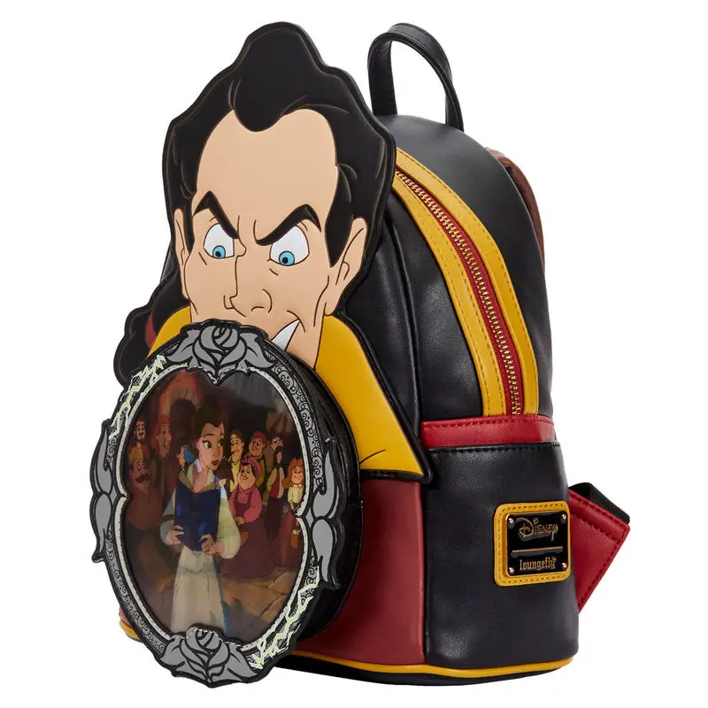 Loungefly Disney Beauty and the Beast Villains Gaston Scene rucsac 26cm poza produsului