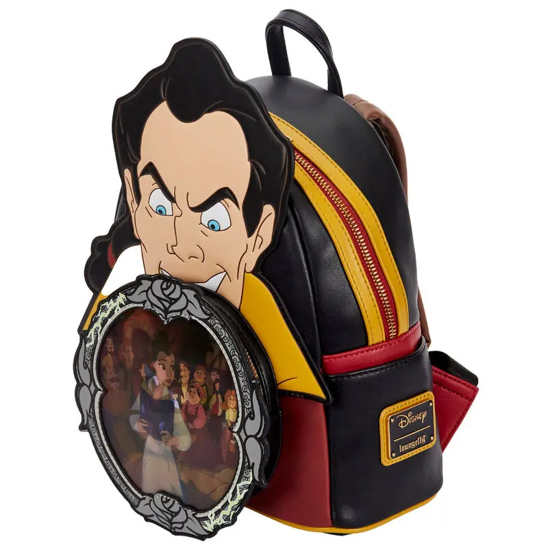 Loungefly Disney Beauty and the Beast Villains Gaston Scene rucsac 26cm poza produsului