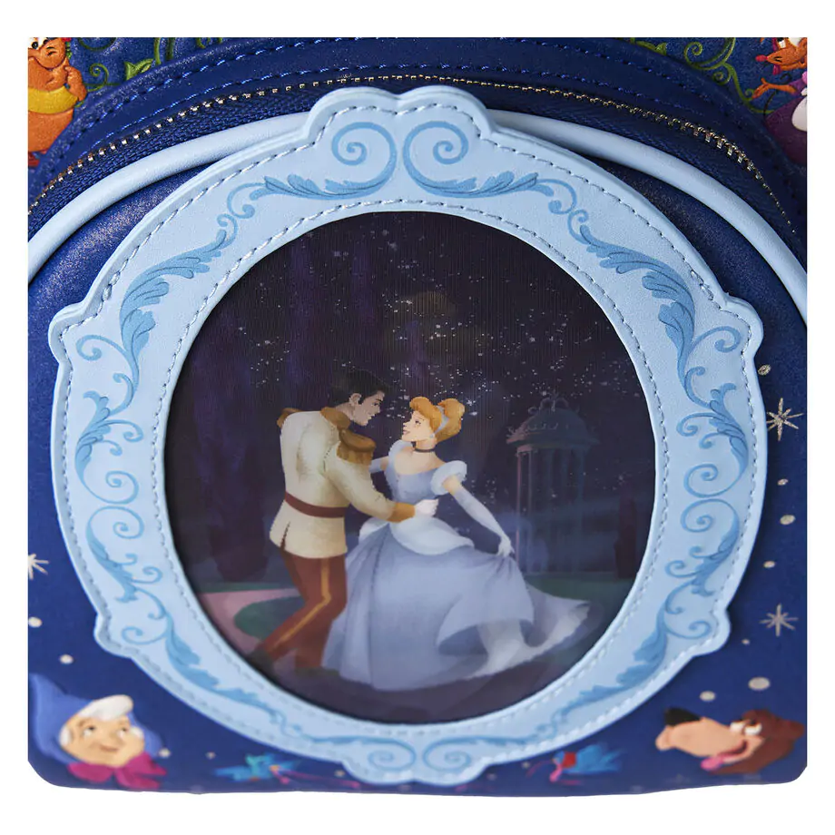 Loungefly Disney Cinderella 75th Anniversary rucsac lenticular poza produsului