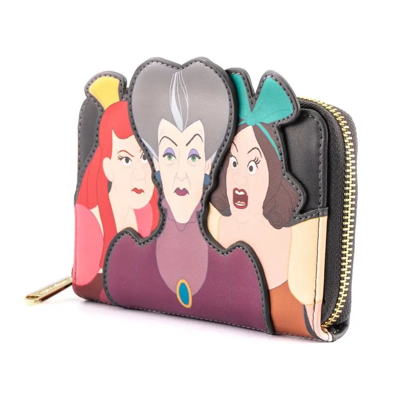 Disney by Loungefly Portofel Villains Scene Evil Stepmother And Step Sisters poza produsului