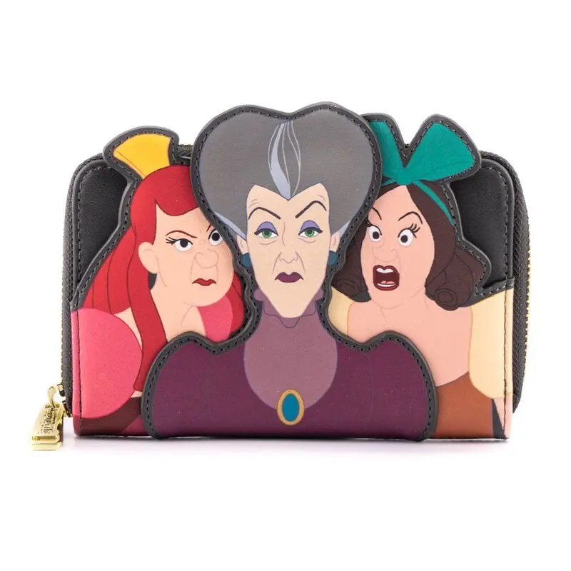 Disney by Loungefly Portofel Villains Scene Evil Stepmother And Step Sisters poza produsului