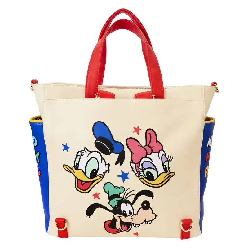 Loungefly Disney Classic Mickey and Friends rucsac convertibil geantă tote poza produsului