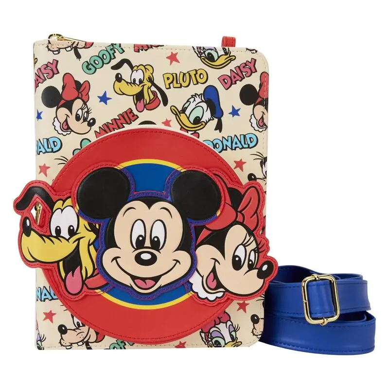 Loungefly Disney Classic Mickey and Friends geantă crossbody notebook poza produsului