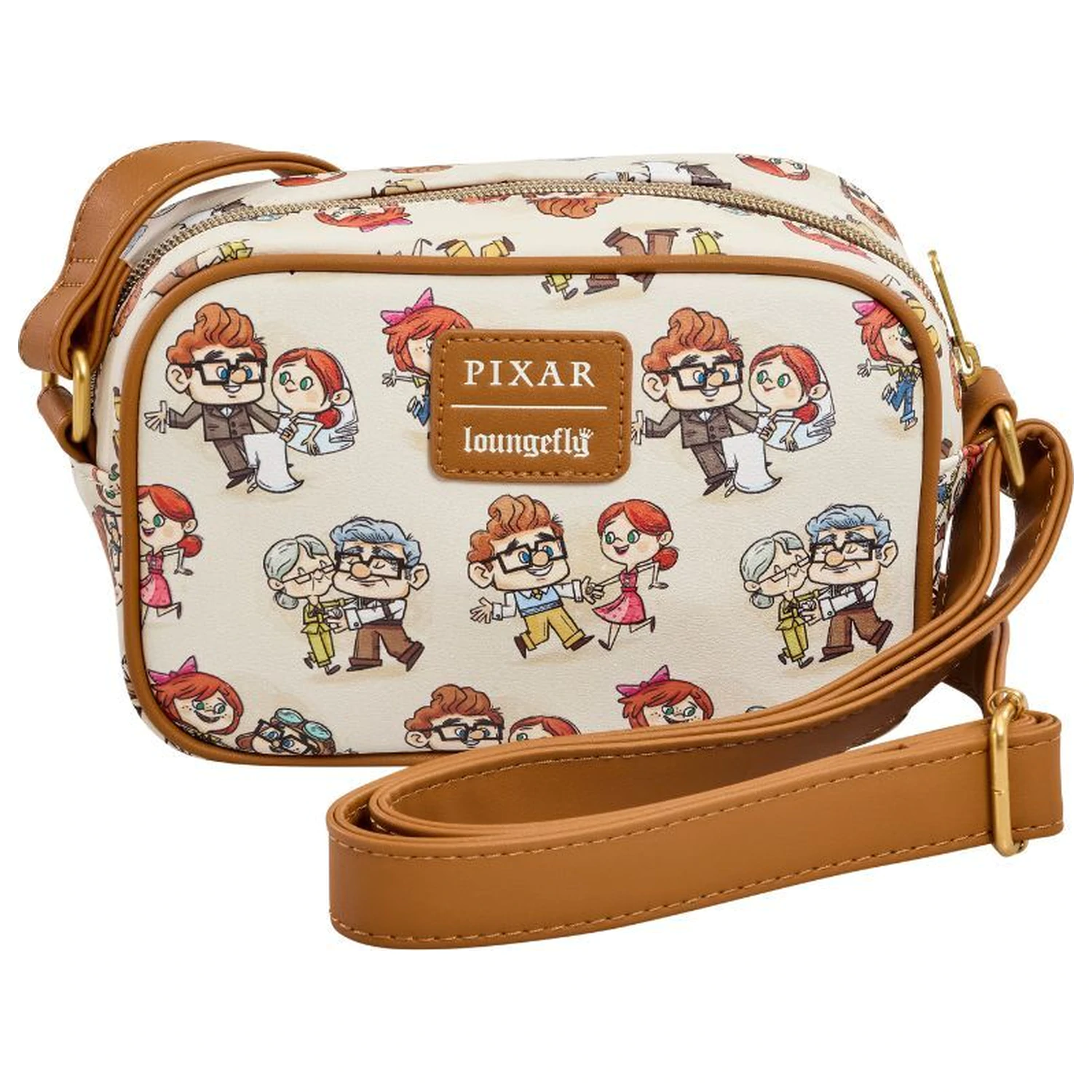 Loungefly Disney Ellie And Carl Aop geantă de umăr poza produsului