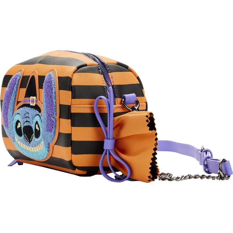 Disney by Loungefly Crossbody Lilo and Stitch cu dungi Halloween Ambalaj Bomboane poza produsului