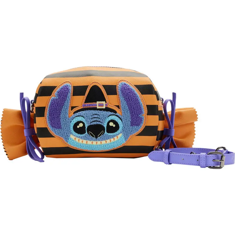 Disney by Loungefly Crossbody Lilo and Stitch cu dungi Halloween Ambalaj Bomboane poza produsului