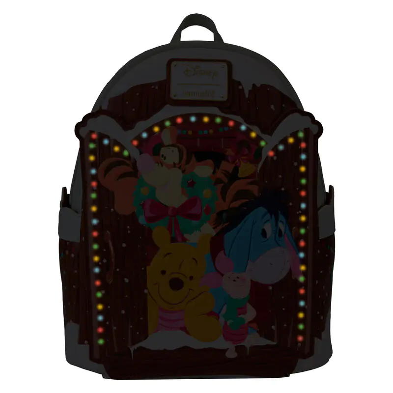 Loungefly Disney Winnie the Pooh Holiday Friends rucsac poza produsului