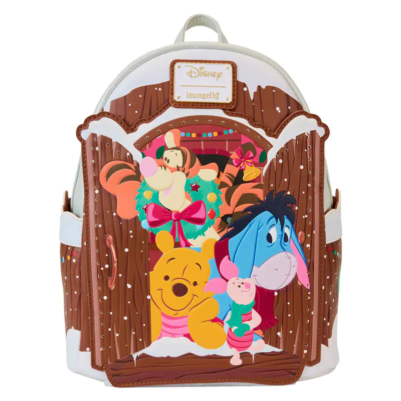 Loungefly Disney Winnie the Pooh Holiday Friends rucsac poza produsului