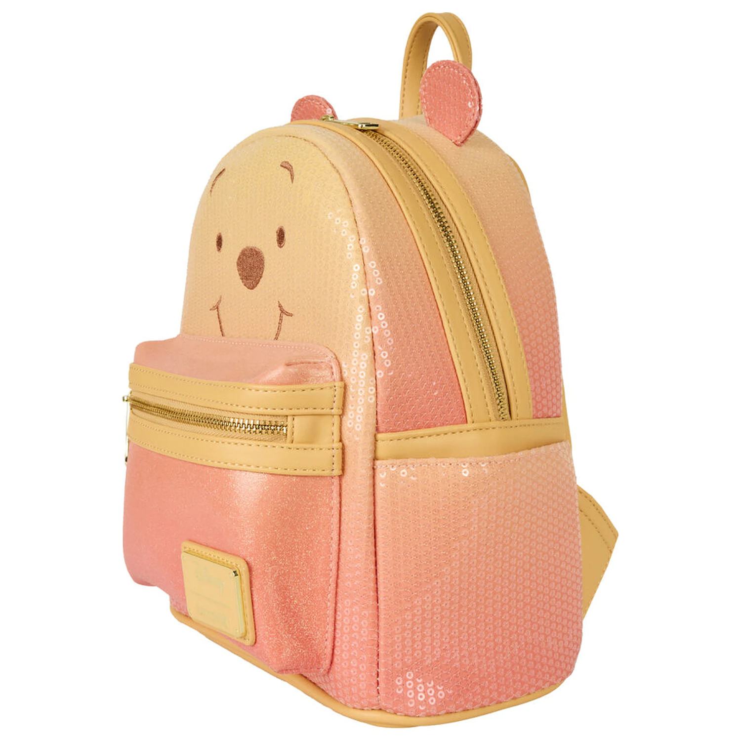 Loungefly Disney Winnie the Pooh Rucsac cu paiete si sclipici poza produsului
