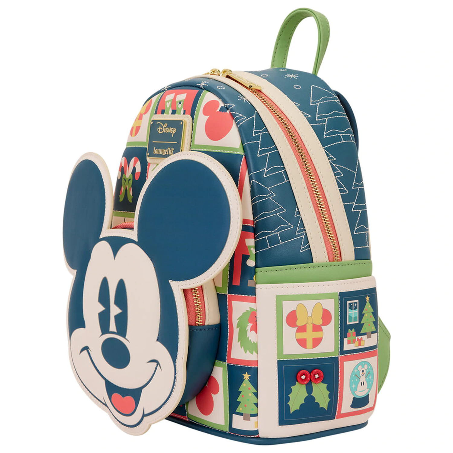 Loungefly Disney Mickey Holiday rucsac poza produsului
