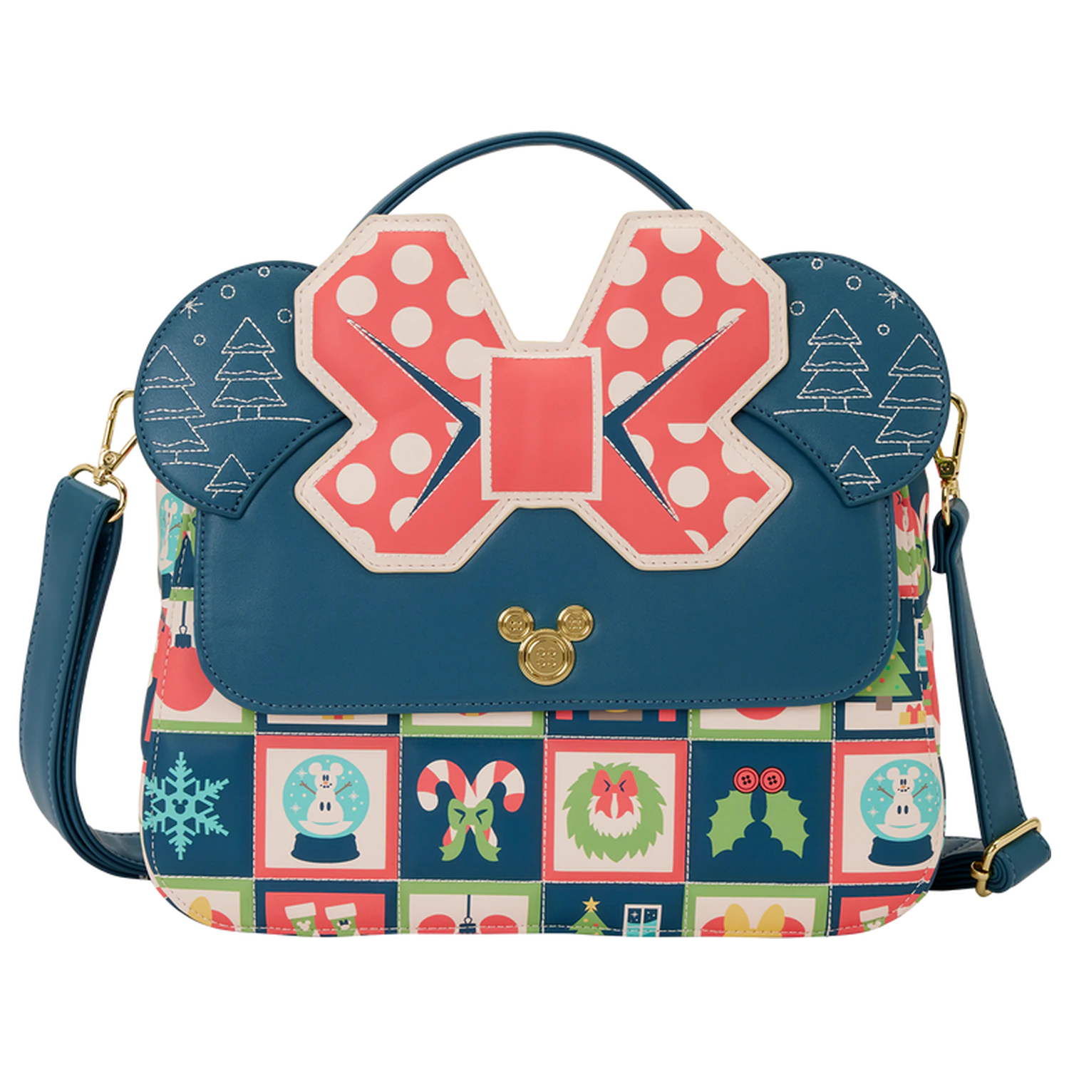 Loungefly Disney Mickey Holiday geanta de umar poza produsului