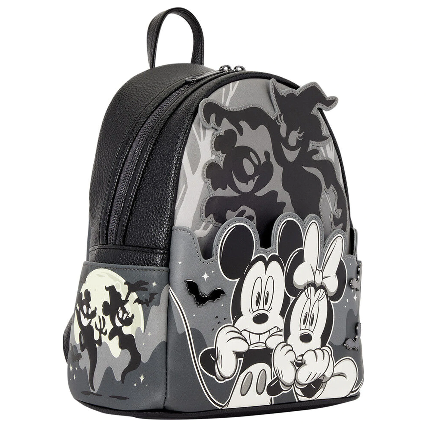 Loungefly Disney Mickey Mickey & Minnie Ghosh rucsac 26cm poza produsului