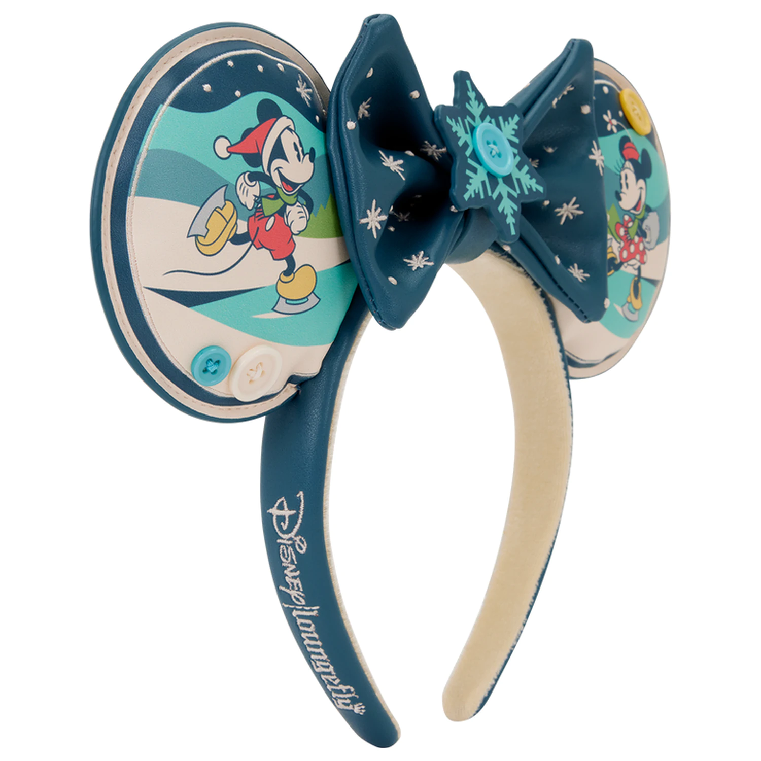 Loungefly Disney Mickey & Minnie Holiday bentita poza produsului