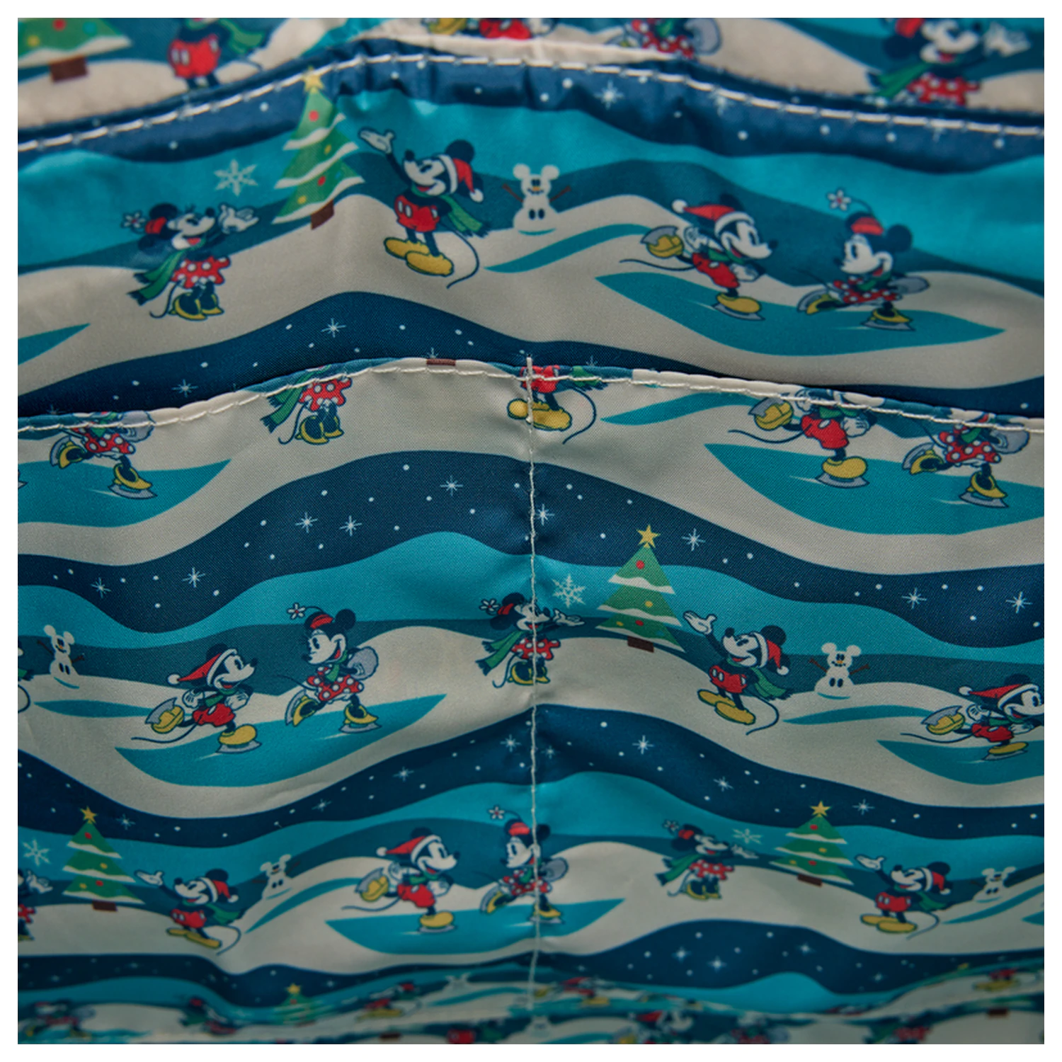 Loungefly Disney Mickey & Minnie Holiday geanta poza produsului