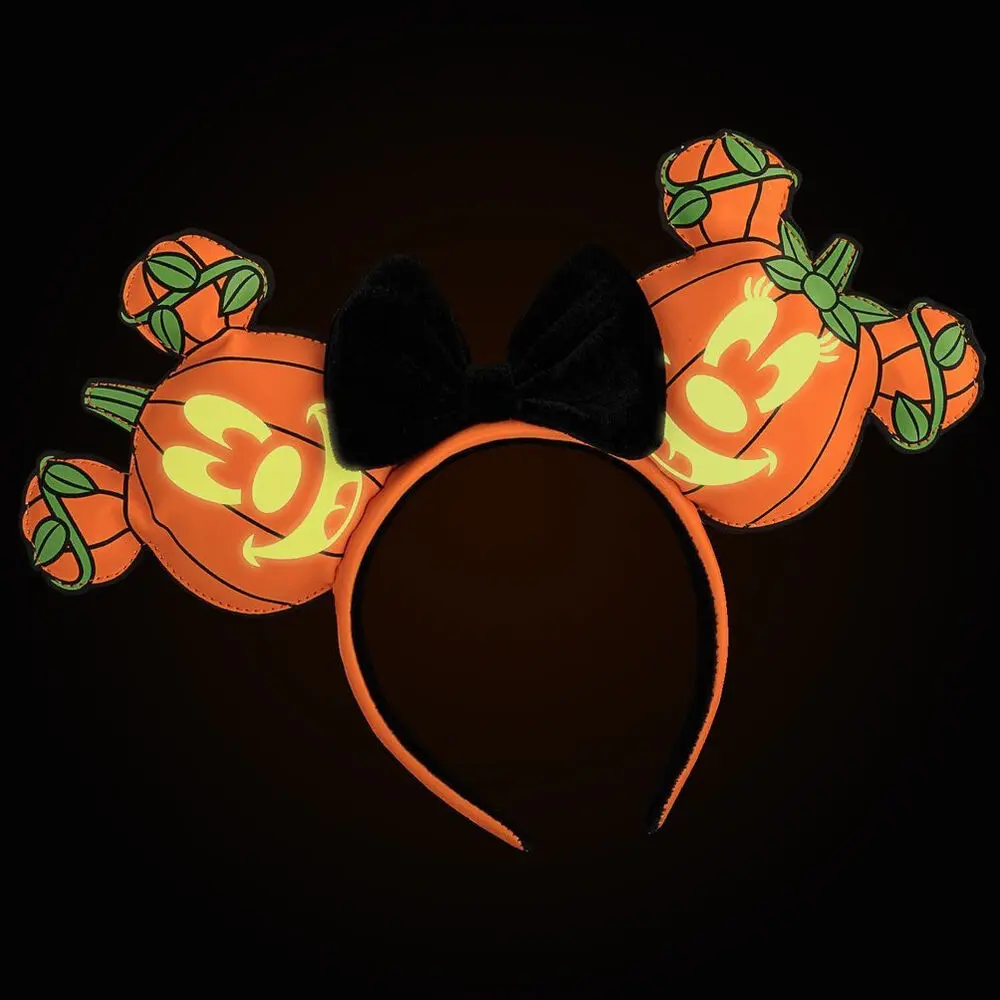 Disney by Loungefly Bandă de păr Mickey Halloween Mick-O-Lantern poza produsului