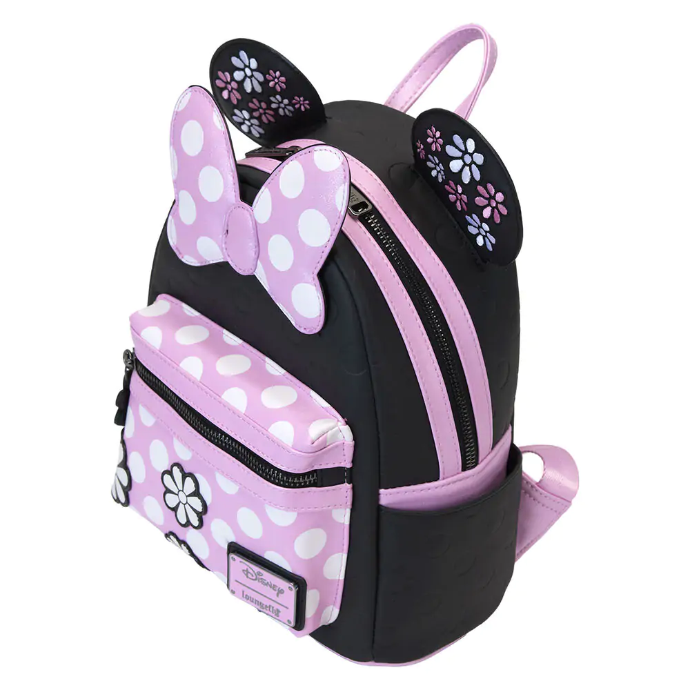 Loungefly Disney Minnie Floral Rock the Dots rucsac poza produsului