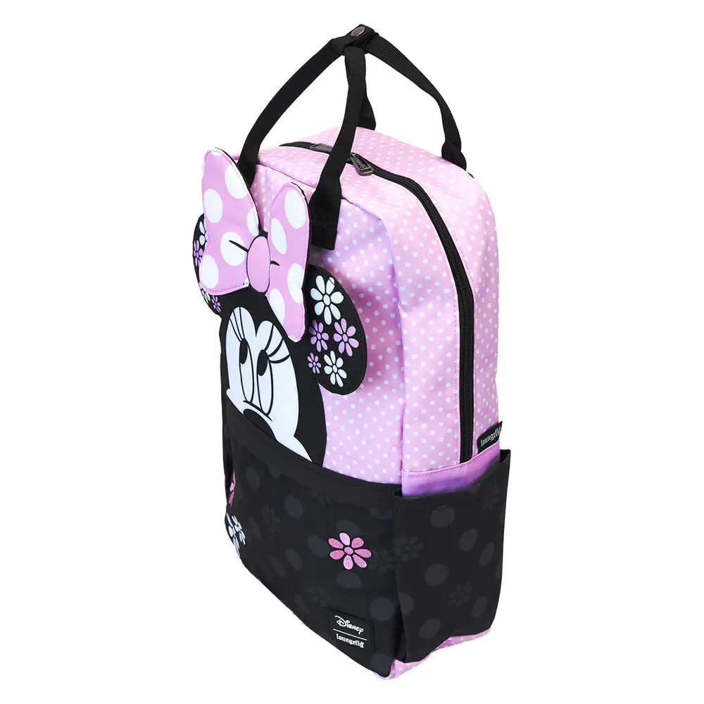 Rucsac Loungefly Disney Minnie Floral Rock the Dots nylon poza produsului