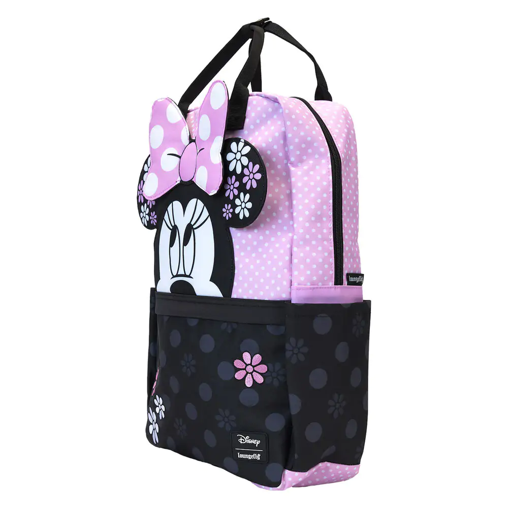 Rucsac Loungefly Disney Minnie Floral Rock the Dots nylon poza produsului