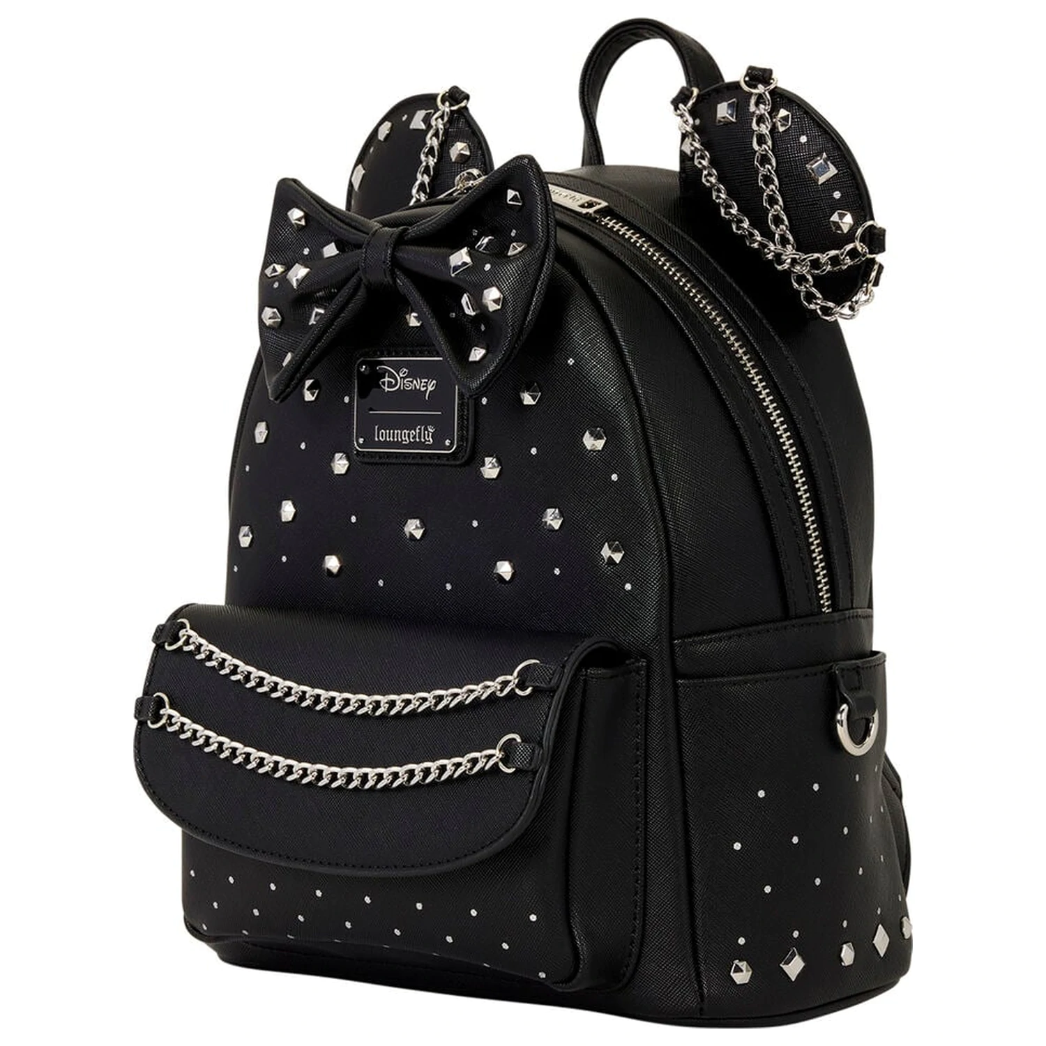 Loungefly Disney Minnie Studs & Chains rucsac 26cm poza produsului