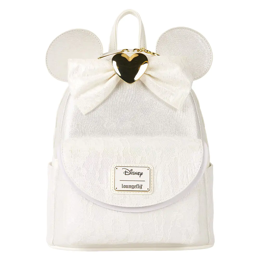 Rucsac Loungefly Disney Minnie Wedding 26cm poza produsului