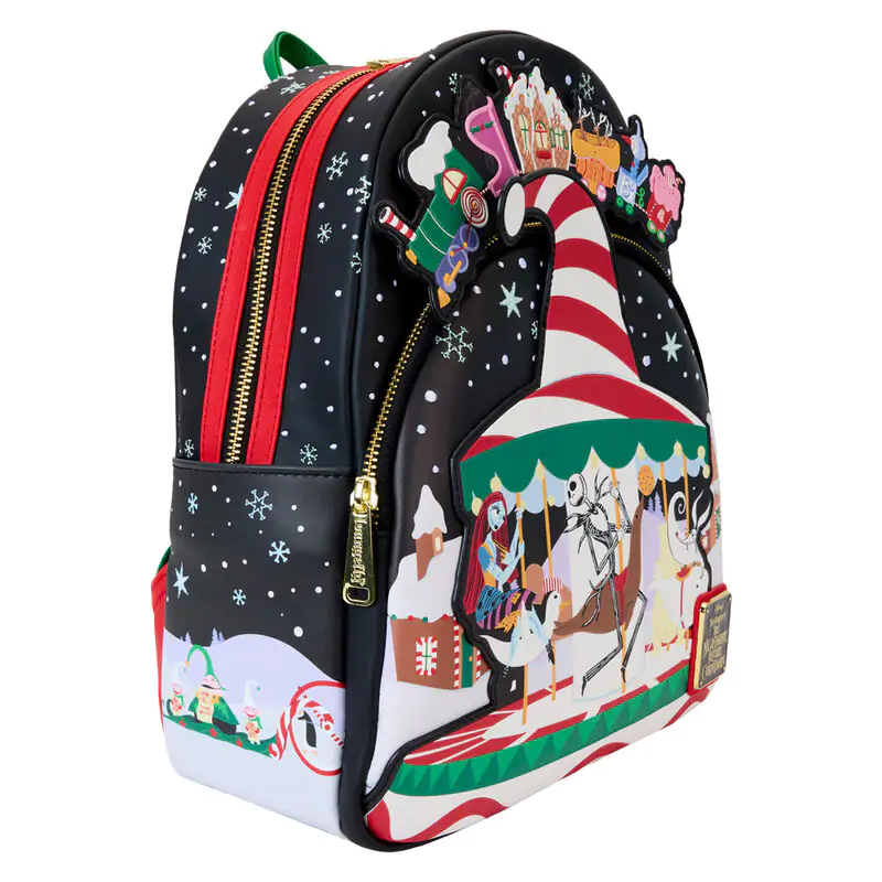 Loungefly Disney Nightmare Before Christmas Journey to Christmas Town rucsac poza produsului