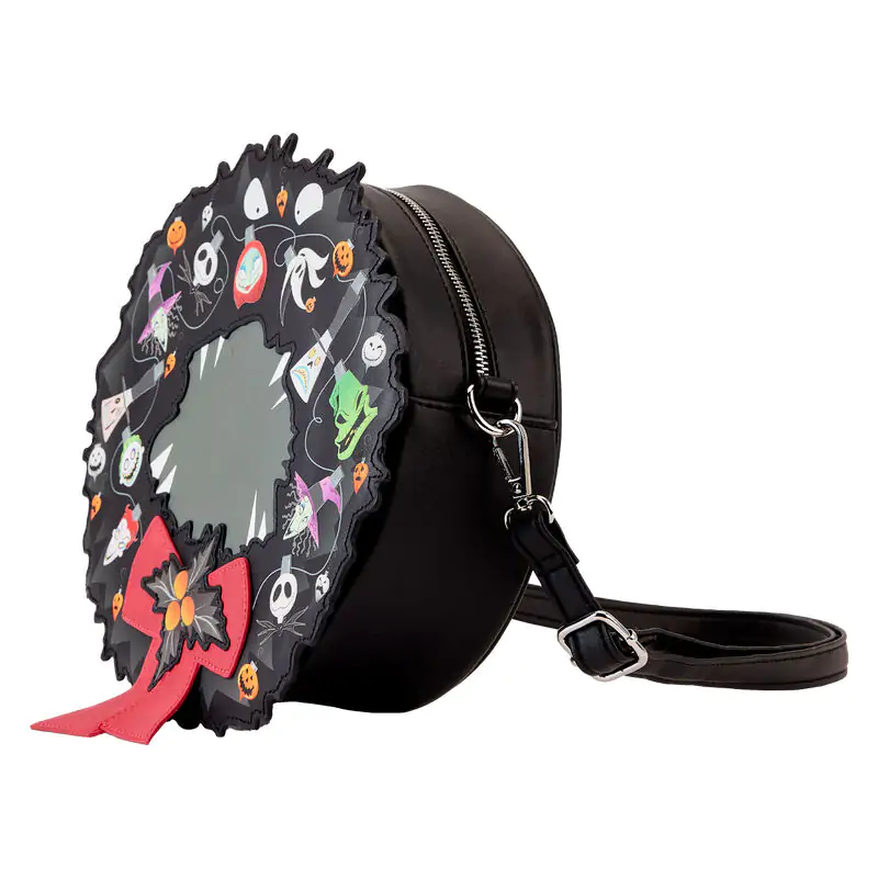 Loungefly Disney Nightmare Before Christmas Ghirlandă Luminoasă cu Coroană Geantă crossbody Glow poza produsului