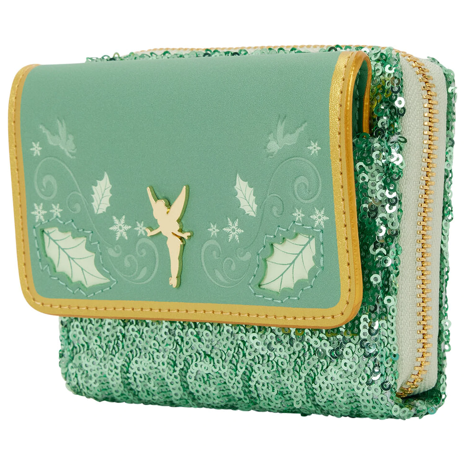 Loungefly Disney Peter Pan Tinker Bell portofel de sarbatori poza produsului