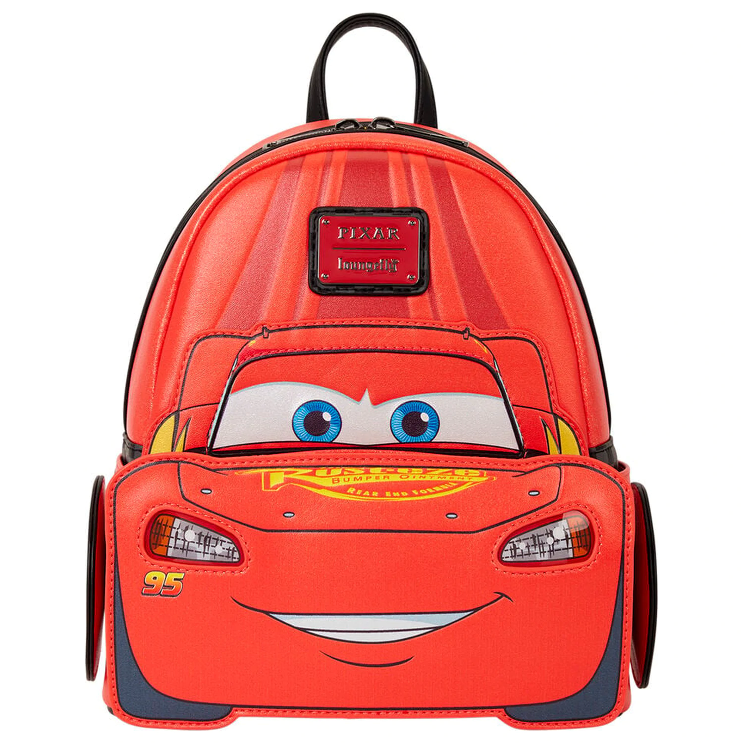Loungefly Disney Pixar Cars 20th Anniversary Lightning McQueen Metallic Light-Up rucsac 26cm poza produsului