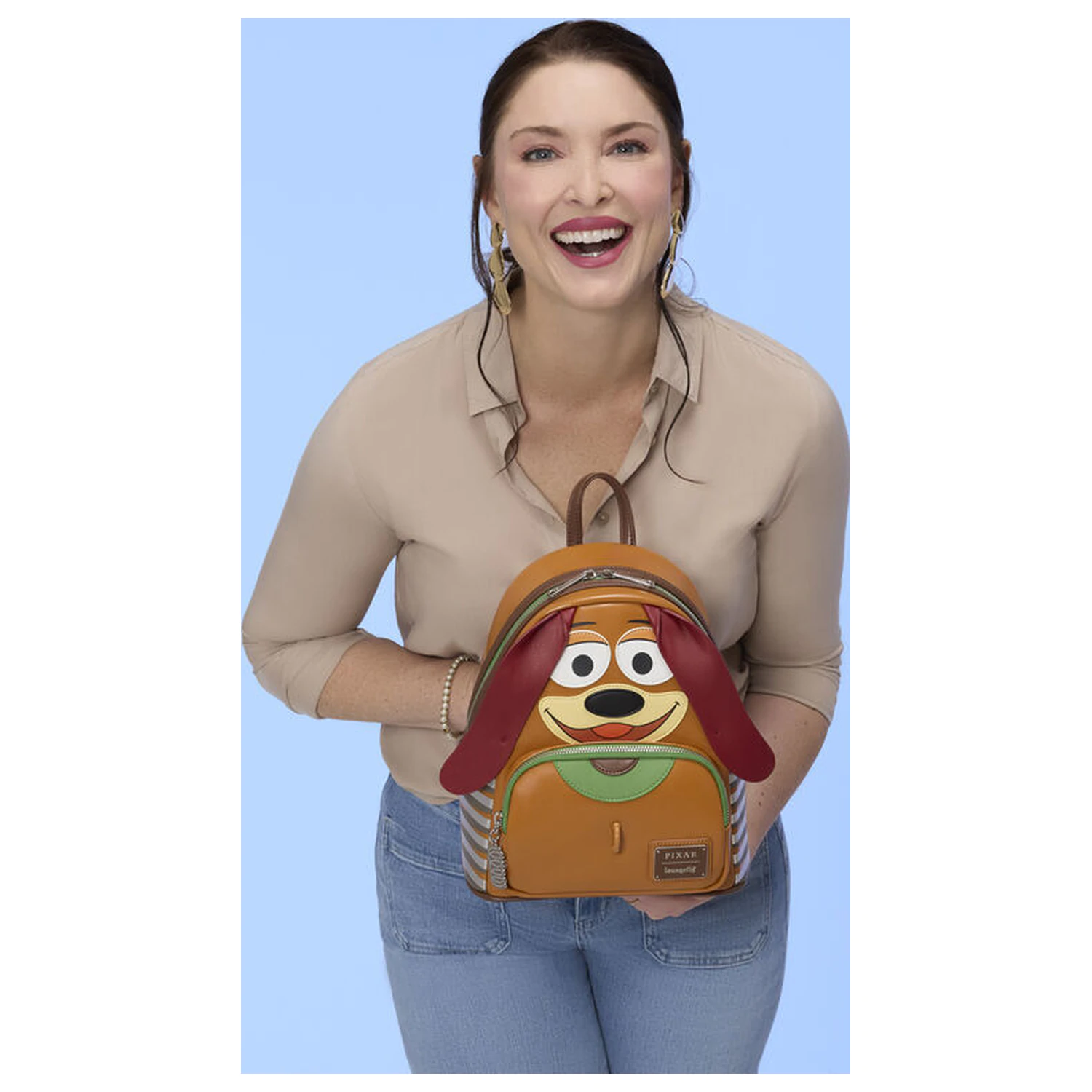 Loungefly Disney Pixar Toy Story rucsac Slinky Dog 26 cm poza produsului