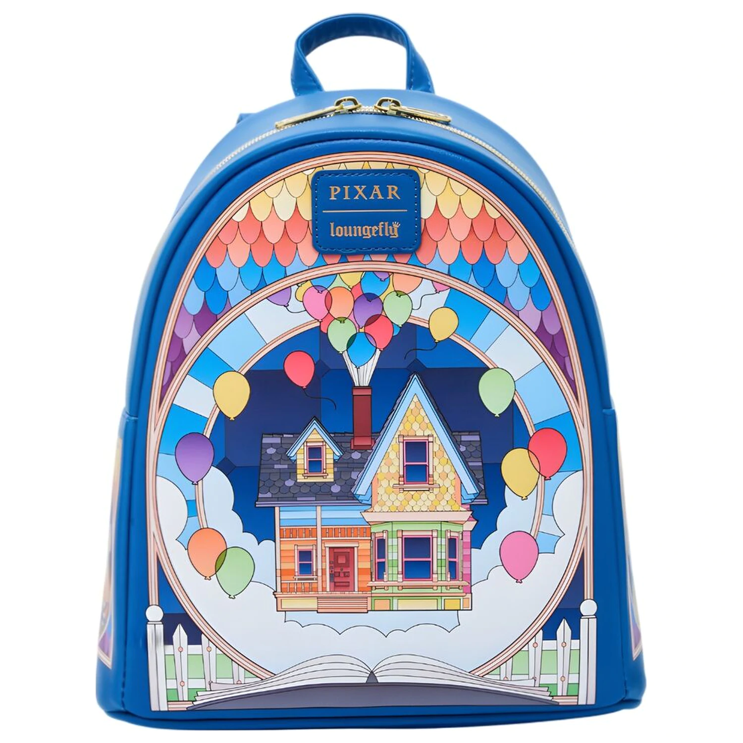 Loungefly Disney Pixar Up Stained Glass rucsac 26cm poza produsului