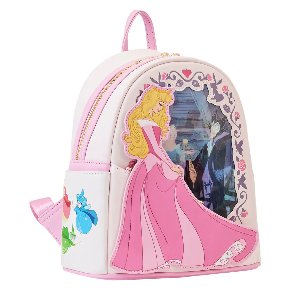 Rucsac lenticular Loungefly Disney Sleeping Beauty 26 cm poza produsului