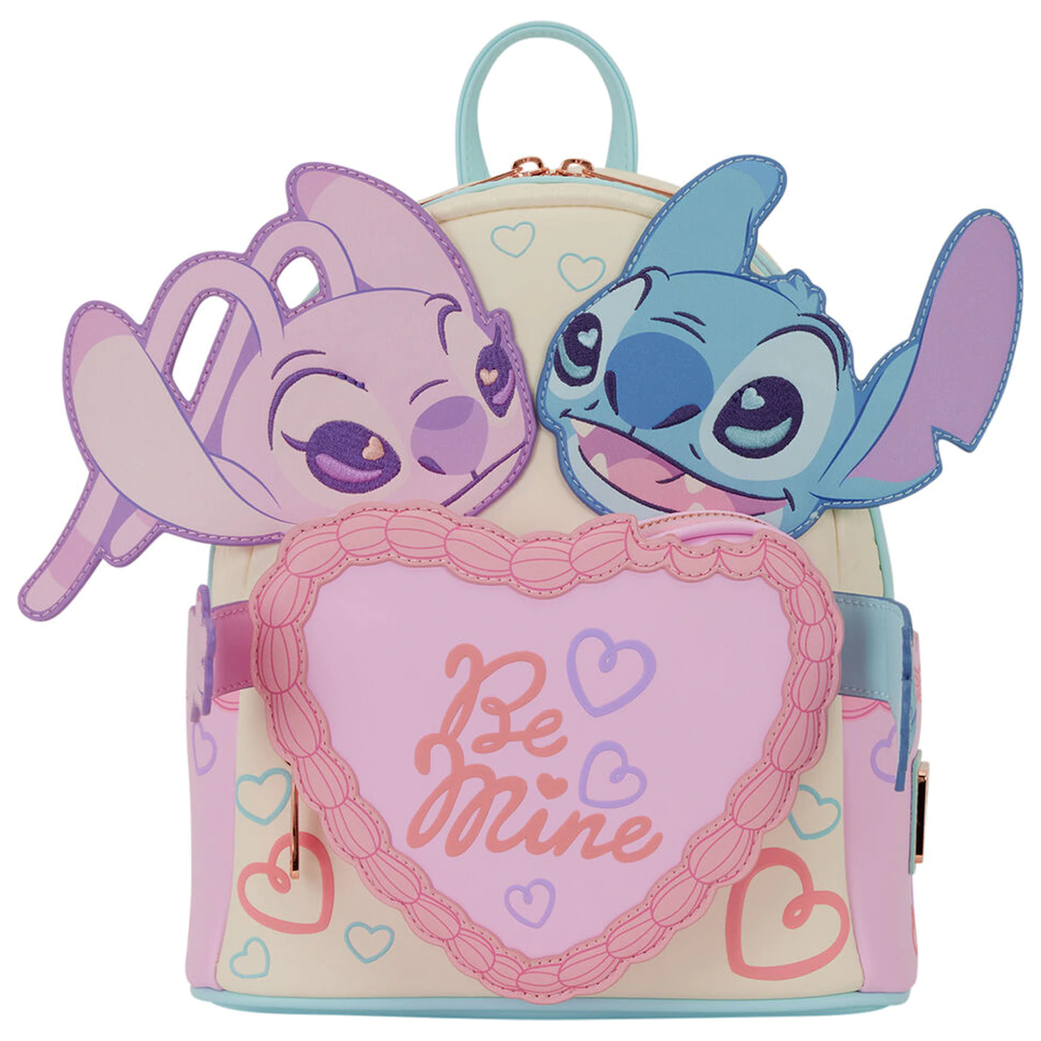 Loungefly Disney Stitch & Angel Be Mine rucsac poza produsului