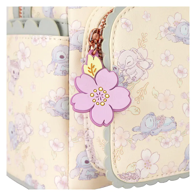 Rucsac Loungefly Disney Stitch Cherry Blossom 26cm poza produsului