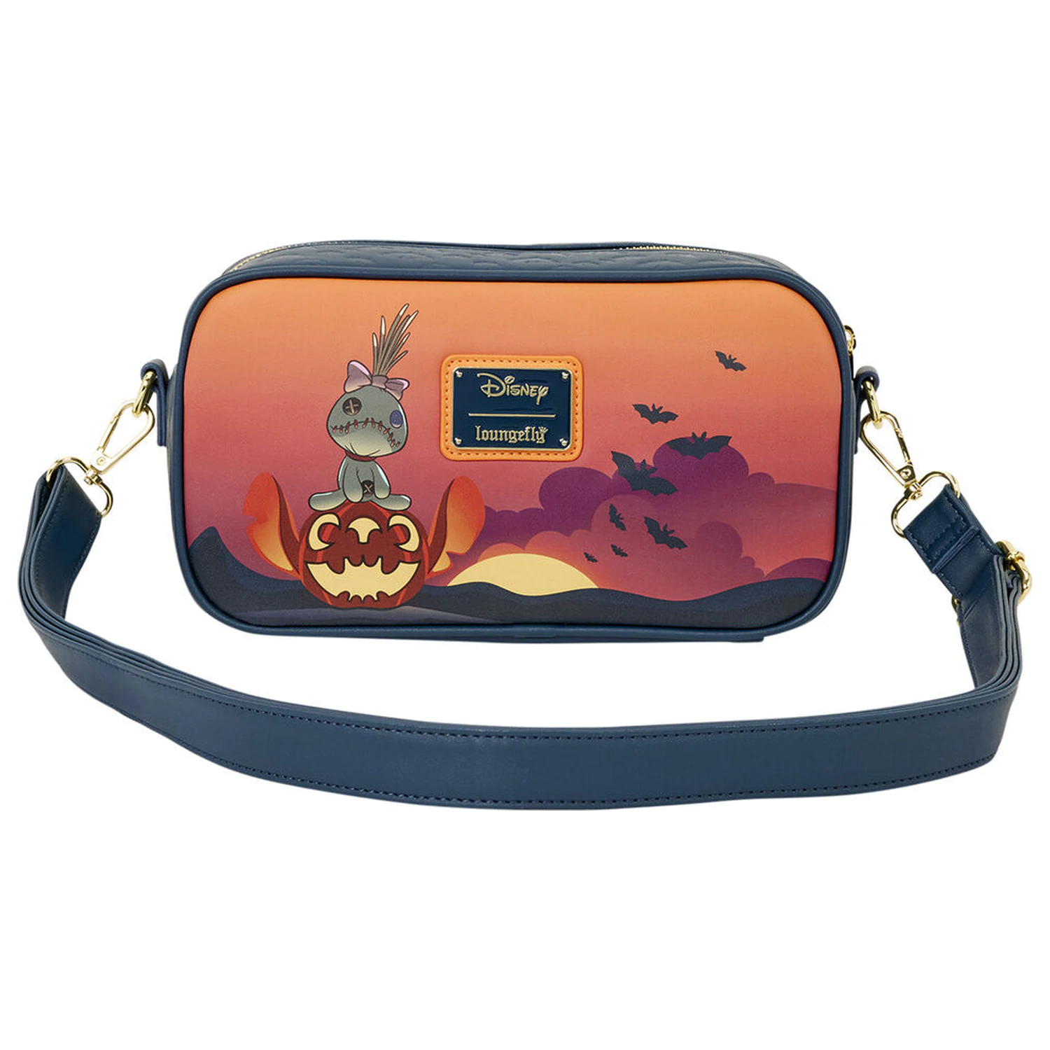 Loungefly Disney Stitch Halloween Angel & Stitch geanta de umar poza produsului