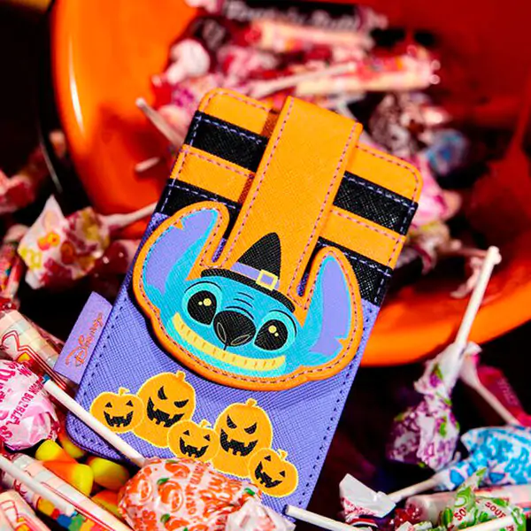 Loungefly Disney Stitch Halloween suport card poza produsului