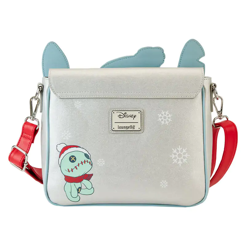 Geantă crossbody Loungefly Disney Stitch Holiday cu sclipici poza produsului