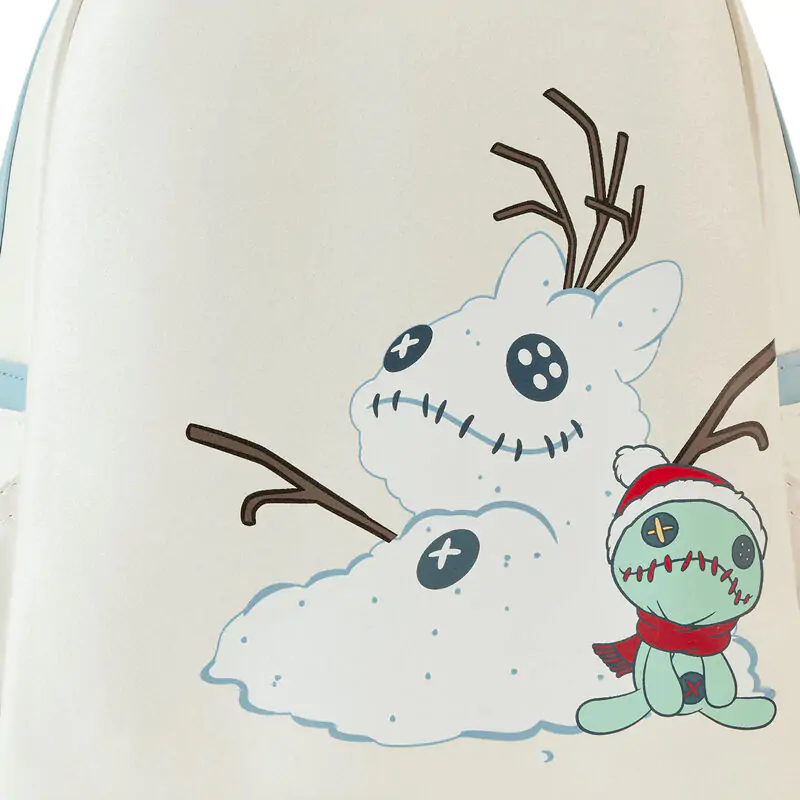 Loungefly Disney Stitch Holiday Snow Angel rucsac cu sclipici 26cm poza produsului