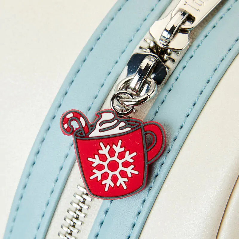 Loungefly Disney Stitch Holiday Snow Angel rucsac cu sclipici 26cm poza produsului