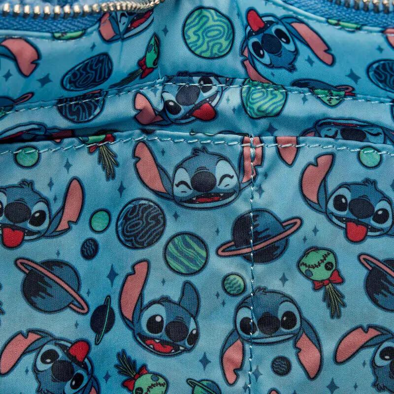 Loungefly Disney Stitch geantă tote pluș cu poșetă de monede poza produsului