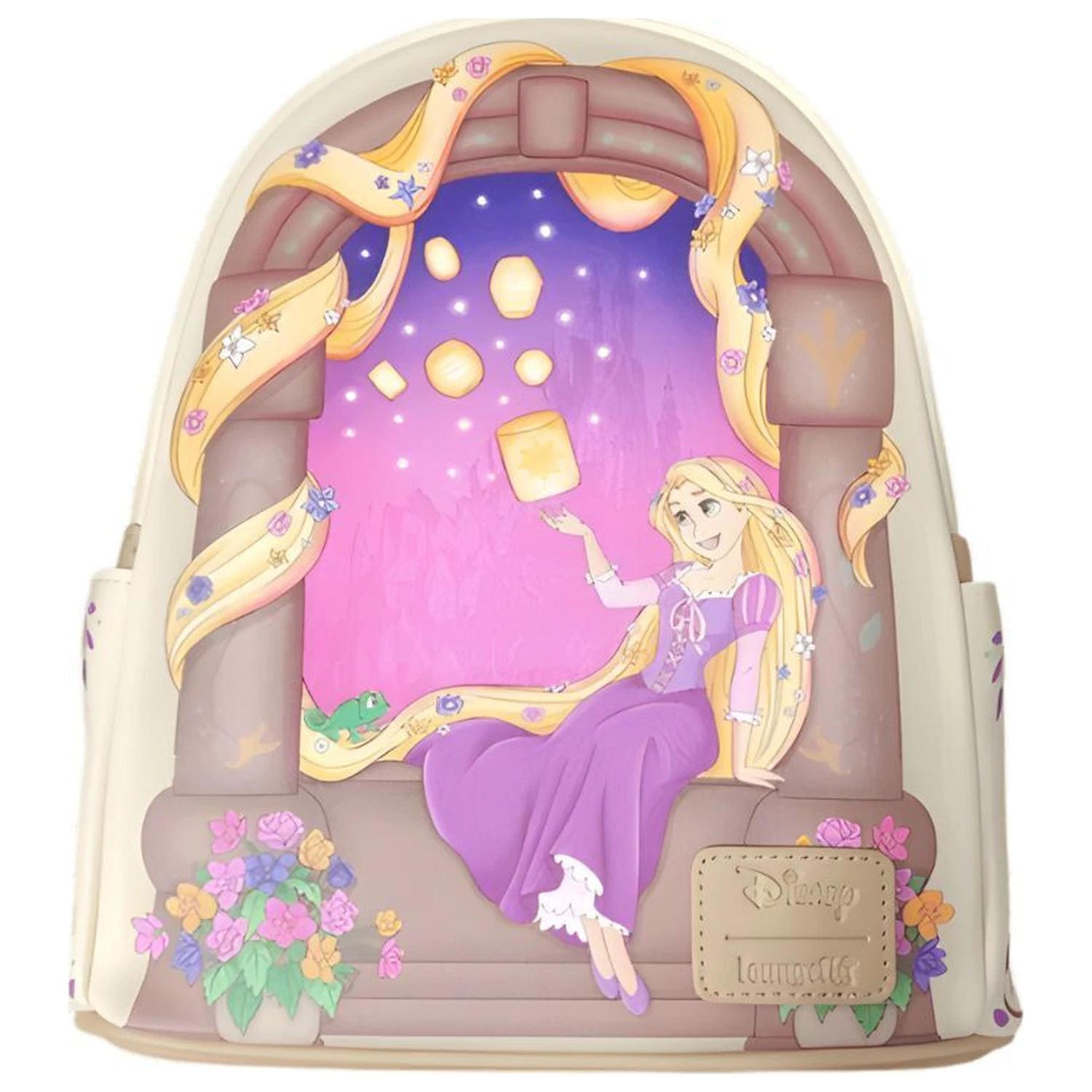 Loungefly Disney Tangled Rapunzel With Lanterns Scena rucsac 26cm poza produsului