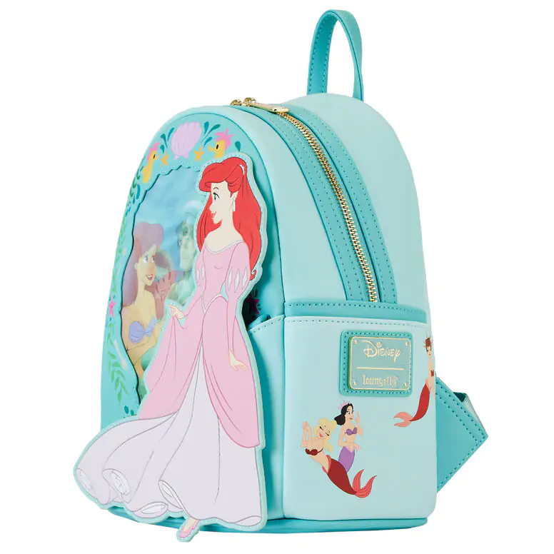 Rucsac lenticular Loungefly Disney The Little Mermaid Ariel Princess 26 cm poza produsului