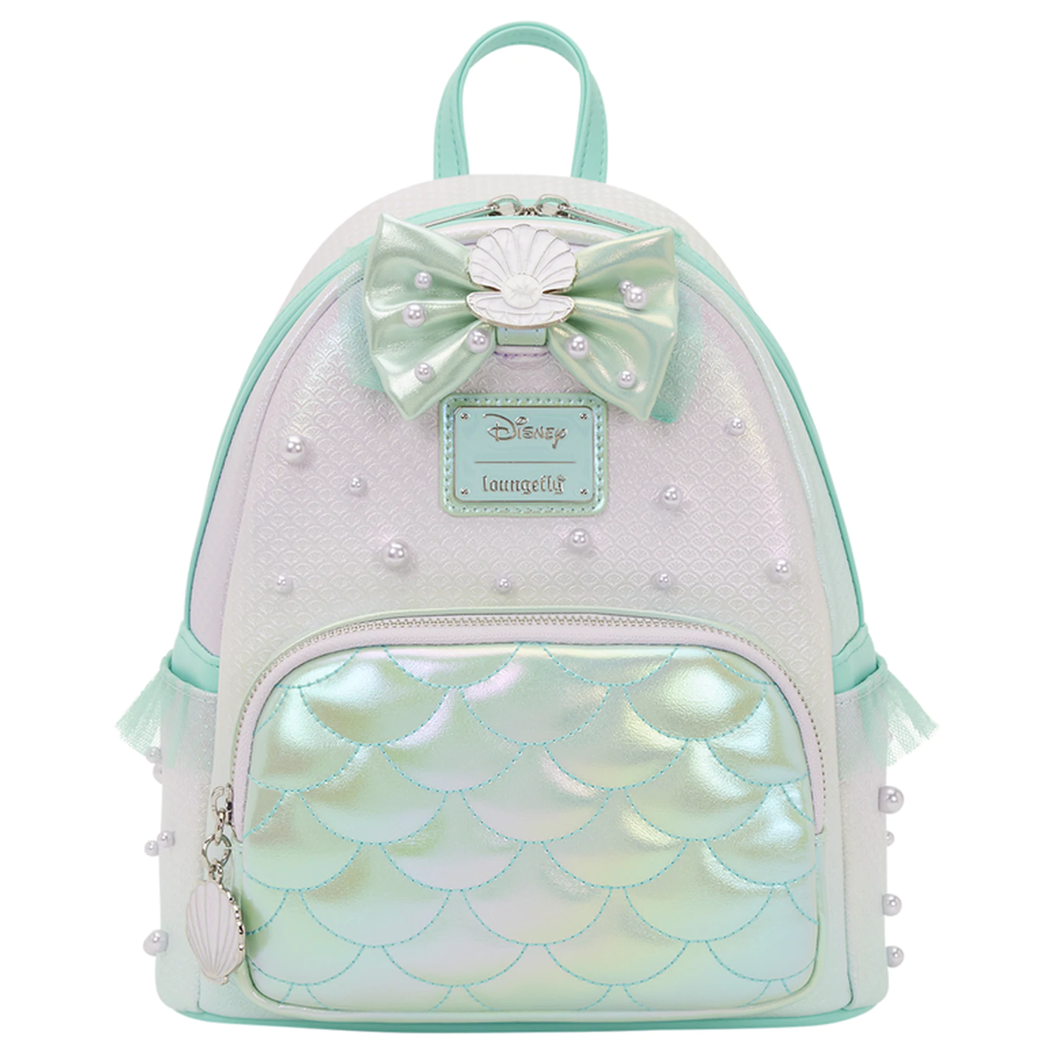 Loungefly Disney The Little Mermaid Iridescent Pearl rucsac 26cm poza produsului