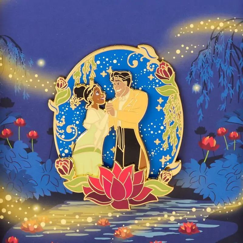 Loungefly Disney The Princess and the Frog 15th Anniversary pin emailat poza produsului
